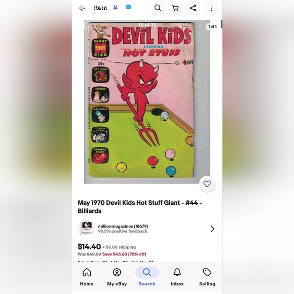 Devil Kids starring Hot Stuff #44 (Harvey Comics) May 1970 - Picture 10 of 10